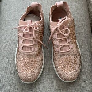 Rhinestones Pink Women's Sneakers